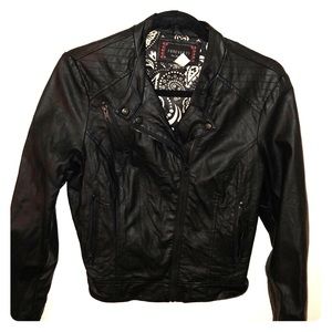 Forever 21 Leather Back Jacket